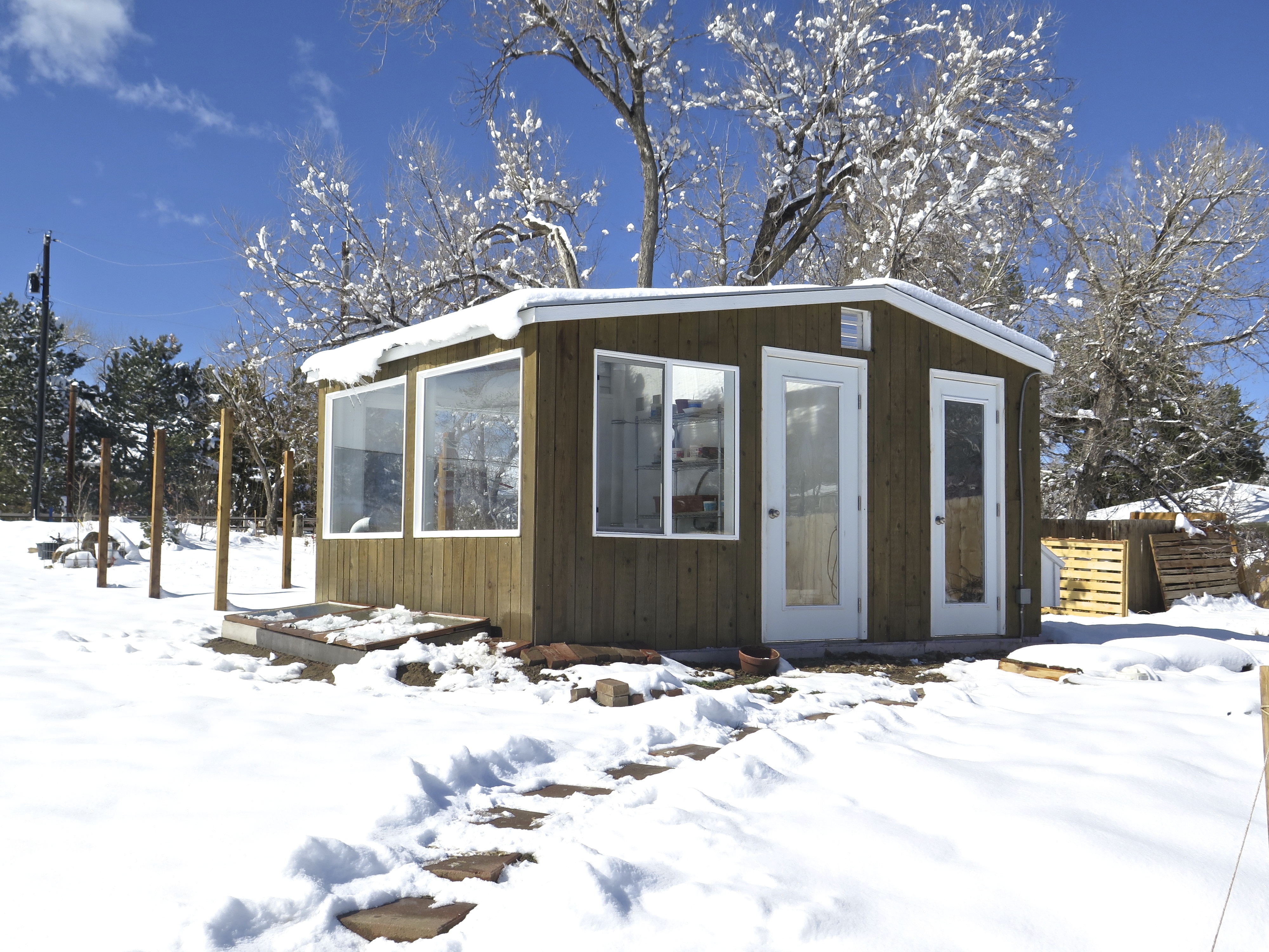The Chicken Coop, Greenhouse Combo Ceres Greenhouse